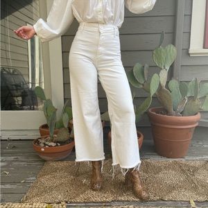 White Wide Leg Zara Jeans